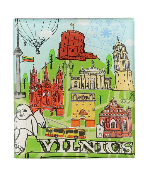 Magnetas Vilnius su žymiausiomis miesto vietomis